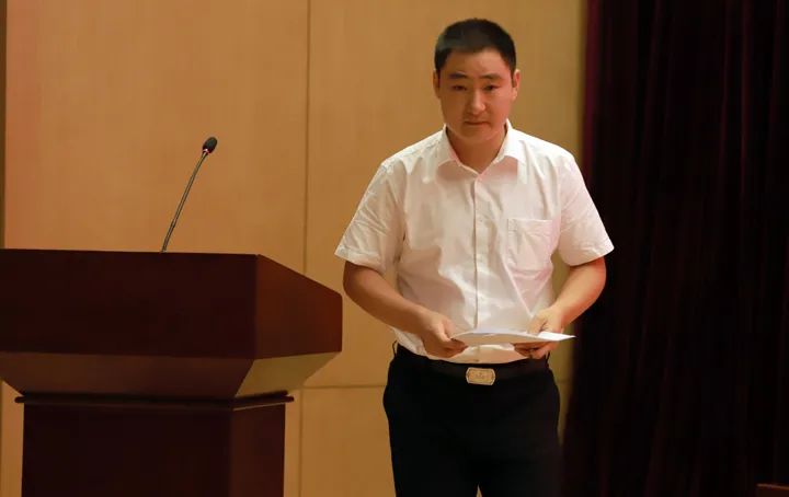 我司【翟元豪】在天津港保税区与泰达合作区“双区联动” 暨中国二手车出口埃及首发仪式上发表讲话